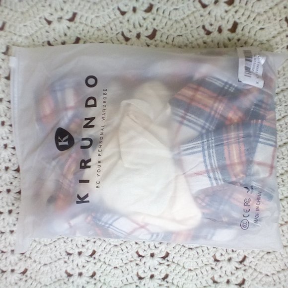 Women's 2022 Fall Long Sleeve Hooded Flannel Plaid Shirts Casual Lightweight But - Picture 6 of 7